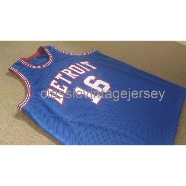 

stitched custom bob lanier road classics basketball jersey ncaa men basketball jerseys, Black