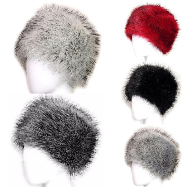 

beanie/skull caps russian women warm fur bomber hats lady solid thicken earflap snow warmer winter autumn fashion hat, Blue;gray
