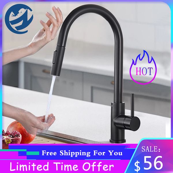 

pull out smart sensor/non sensor kitchen faucet crane sensor kitchen water tap sink mixer touch faucet sensor basin faucet