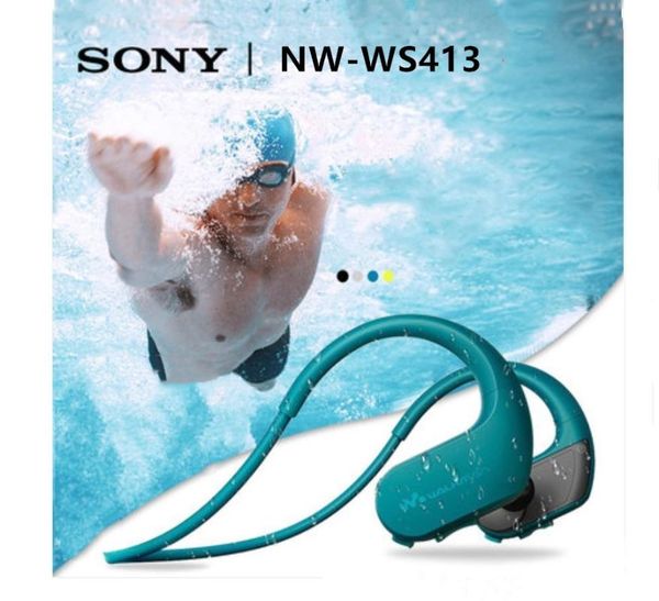 

& mp4 players sony nw-ws413 waterproof swimming running mp3 music player headset integrated accessories ws413 walkman