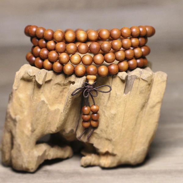 

beaded, strands wholesale papuan sandalwood 8mm108 buddha beads hand string wooden submerged water comparable to laoshan black meat