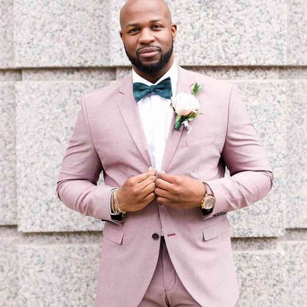 

men's suits & blazers pink groom tuxedo notch lapel male wedding suit for blazer custom-made suits (jacket + pants) qzwe, White;black