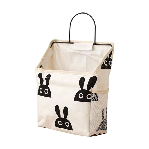

Toy Storage Basket Sundries Books Toys Organizer Storage Box Clothes Bag Wall-Mounted Hanging Laundry Basket For Kids
