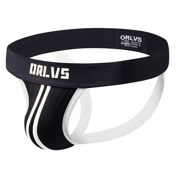 

mans thongs orlvs mens low rise cotton breathable underwear gay fashion thongs for men or166 underwear  l xl 2xl, Black;brown