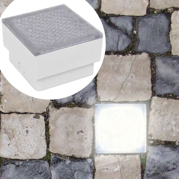 Luci da incasso a LED 6 pz 100x100x68 mm