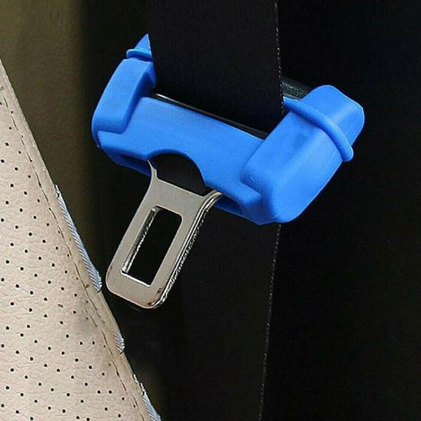 

safety belts & accessories car belt buckle protector silicon anti-scratch seat u7m4