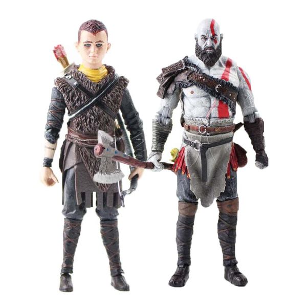 

14-18cm neca god of war kratos atreus ultimate action figure pvc collectible model toys gift for kids