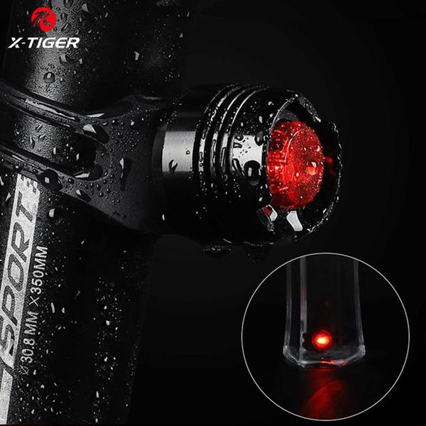 

x-tiger taillight cycling safety caution light waterproof bicycle front rear tail light bike accessories cycling warning lamp