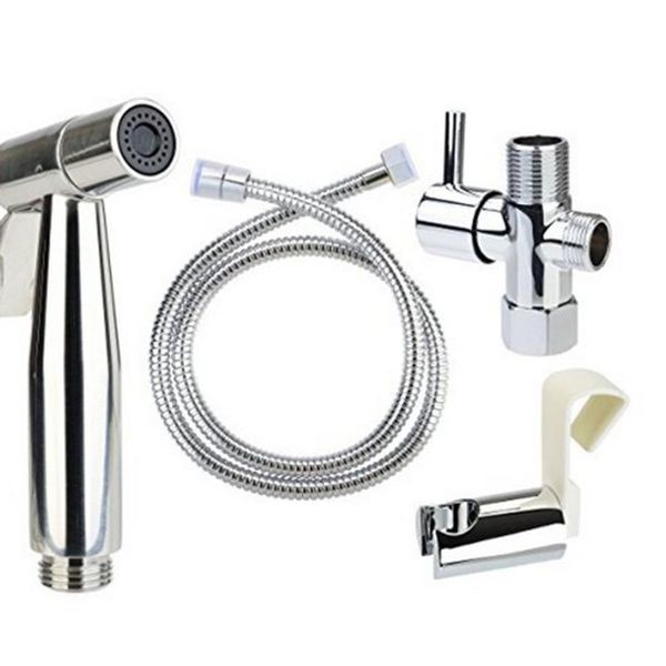 

bath accessory set toilet spray gun flusher 304 stainless steel (7/8 american)