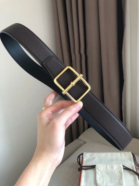 

he113high-end h herm private custom men's and women's belts fashion light leather ladies belt, Black;brown