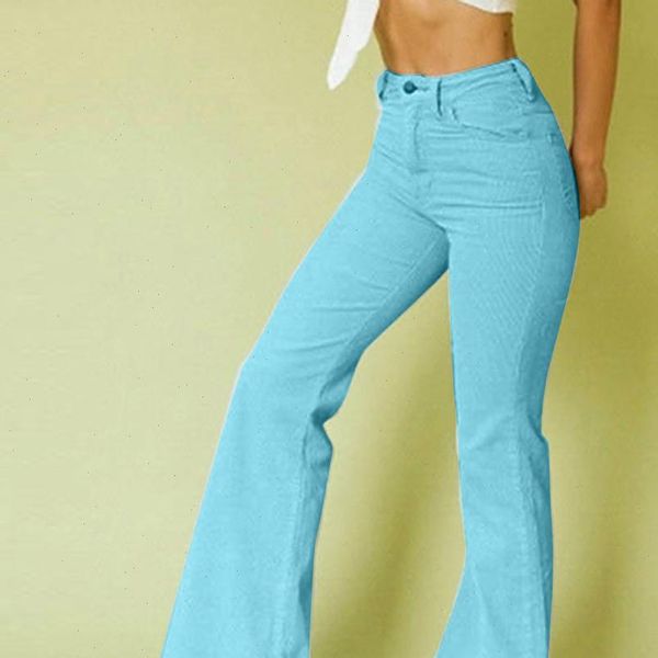 

high waist wide leg pants women casual solid corduroy flare pantalones pants women pantalon femme wide leg pants spodnie, Black;white