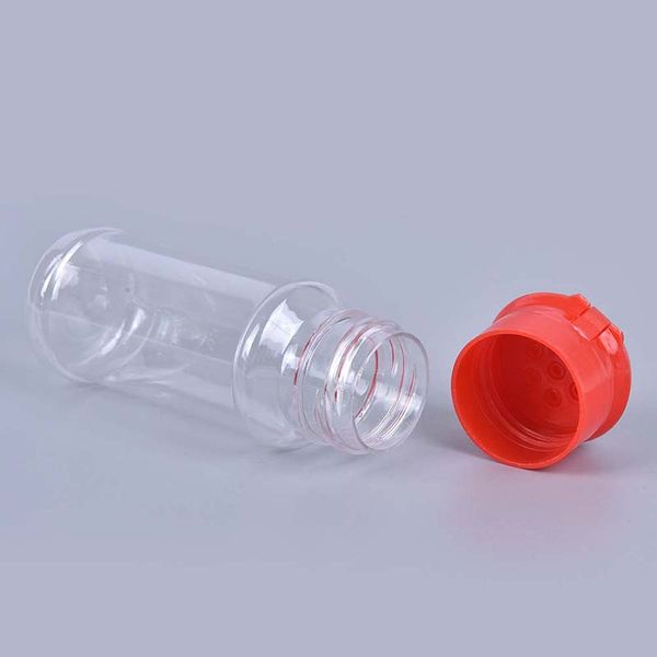 

5pcs 100ml plastic spice salt pepper shakers seasoning jar bbq condiment vinegar bottling
