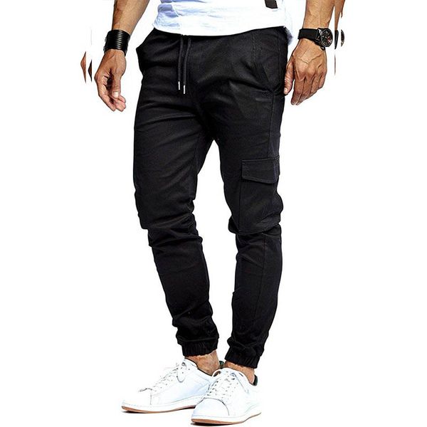 

fashion highquality mens designer brand sports pants sweatpants jogging casual streetwear trousers clothes, Black