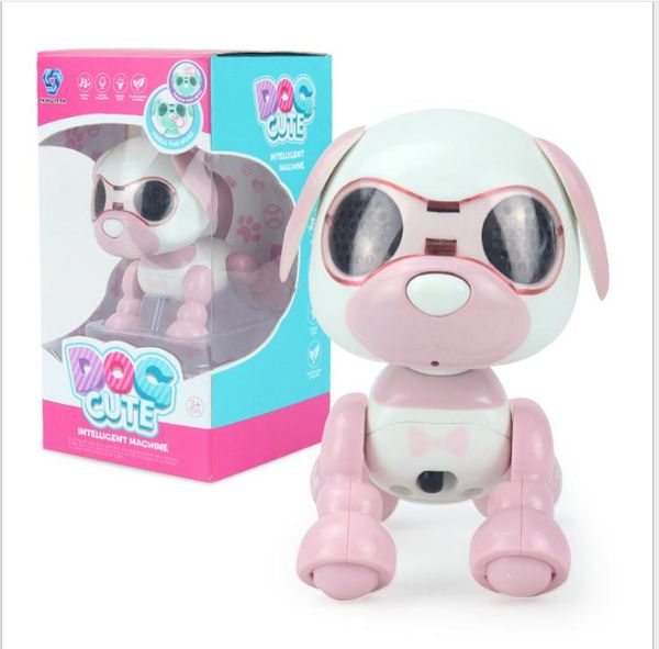 

child kid toy robot dog pet toy interactive smart kids robotic pet dog walking led eyes sound puppy record educational toy gifts