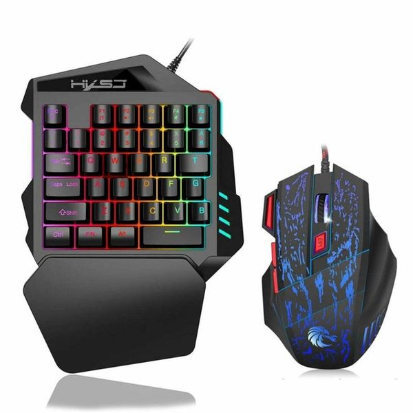 

keypad single handed game keyboard one hand ergonomic gaming keypad for ps4 xbox gamer pubg gun pc lapwith mice teclados
