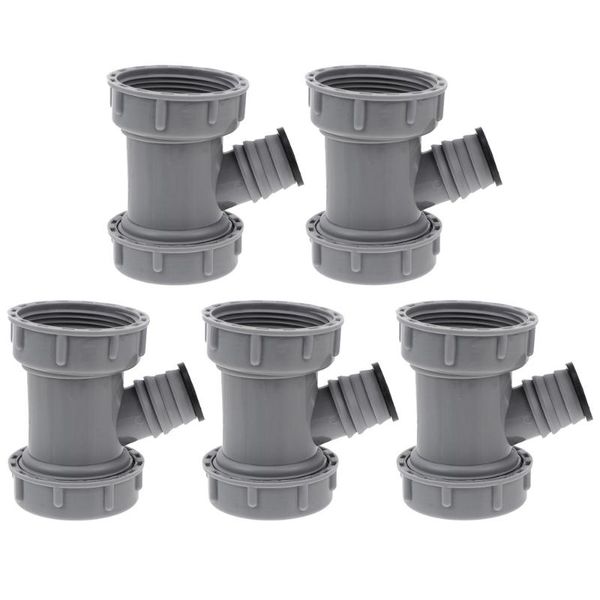

kitchen faucets 5pcs 45mm single sink three-way drain pipe part joint