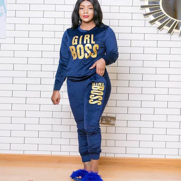 

plus size tracksuits scstronger 2021 women summer suits velvet cardigan embroidered turn down collar two piece sets ladies fashion, Black