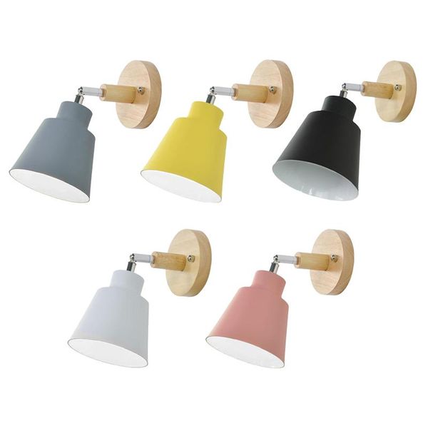 

wall lamp aluminum bedside reading fixture sconce e27 light study decor