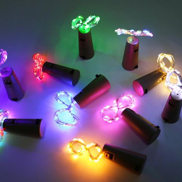 

strings led copper lamp string wine bottle ser light button battery box stringa239