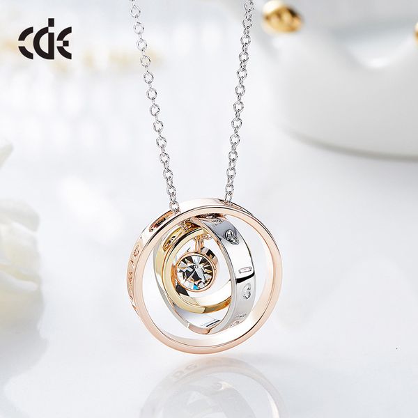 

necklace the multi-layer is made of austrian crystal circle clavicle chain, Silver