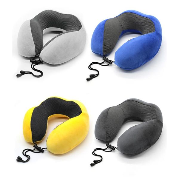 

pillow case u-shaped travel neck adjustable breathable airplane car