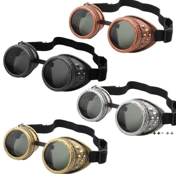 Favore di partito Unisex Gotico Vintage Stile Vittoriano Steampunk Occhiali Saldatura Punk Gotico-Occhiali Cosplay ZZB11926