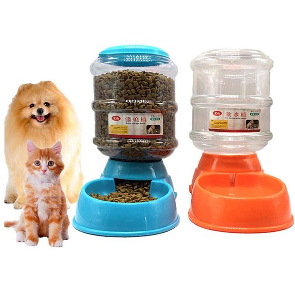 

3.5l pet dog drinkers cat automatic feeder drinking animal pet bowl water bowel for pets dog automatic drinkers drop shipping