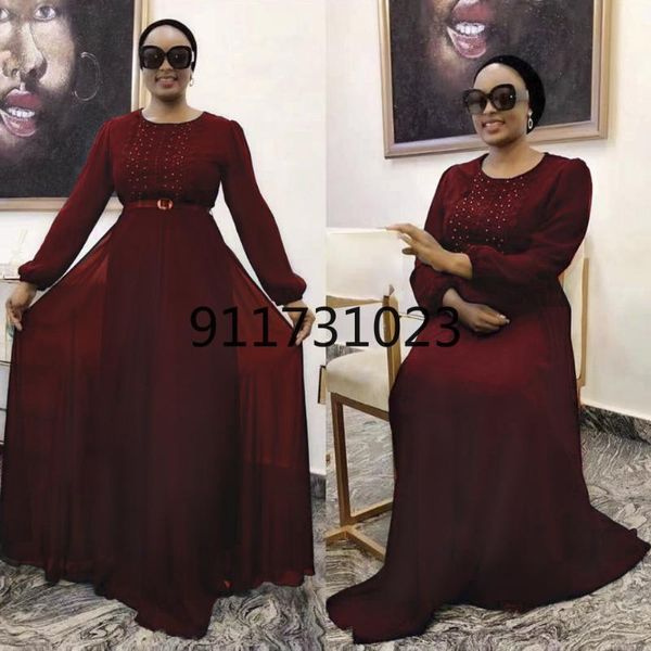 

ethnic clothing african maxi dresses for women 2021 spring summer elegant gown lace dashiki long dress ladies, Red