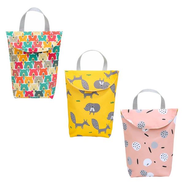 

storage bags 3pcs reusable waterproof diaper (assorted color)