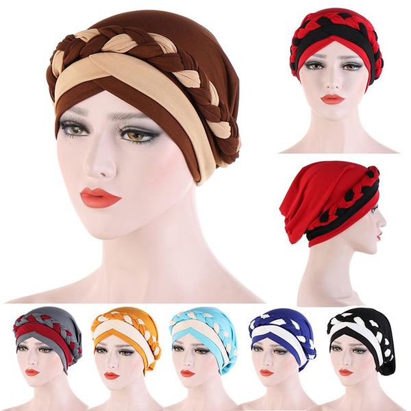 

hair accessories women india hat muslim hijabs ruffle cancer chemo beanie turban wrap cap femme headscarf scarf