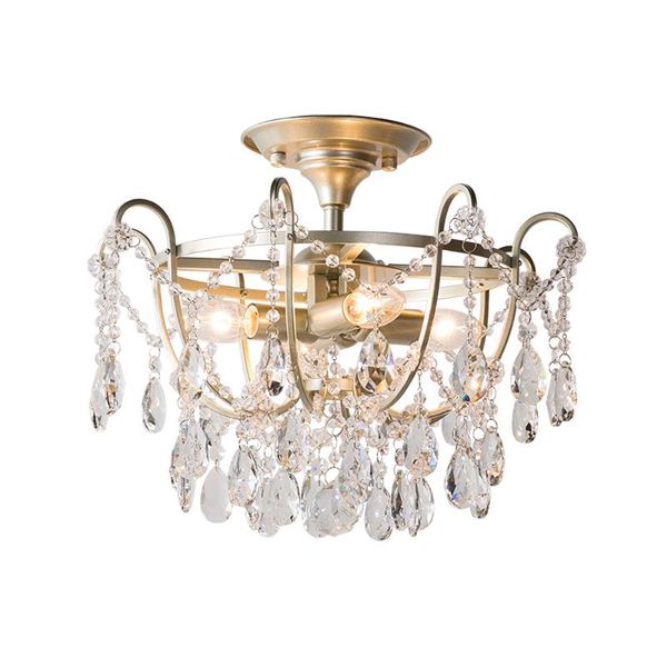 

ceiling lights design gold crystal light modern lamp ac110v 220v lustre cristal plafonier bedroom decor