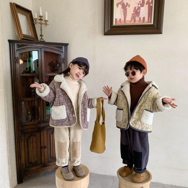 

jackets thicken spring autumn coat girls kids outerwear teenage children clothes costume home school party high quality, Blue;gray