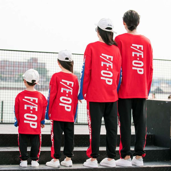 

new girls' 2021 parents fashion korean and children autumn suit, Blue