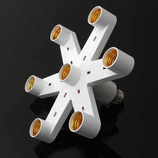 

universal extender home type e27 to 2e27 led bulb adapter lamp light plug socket base converter