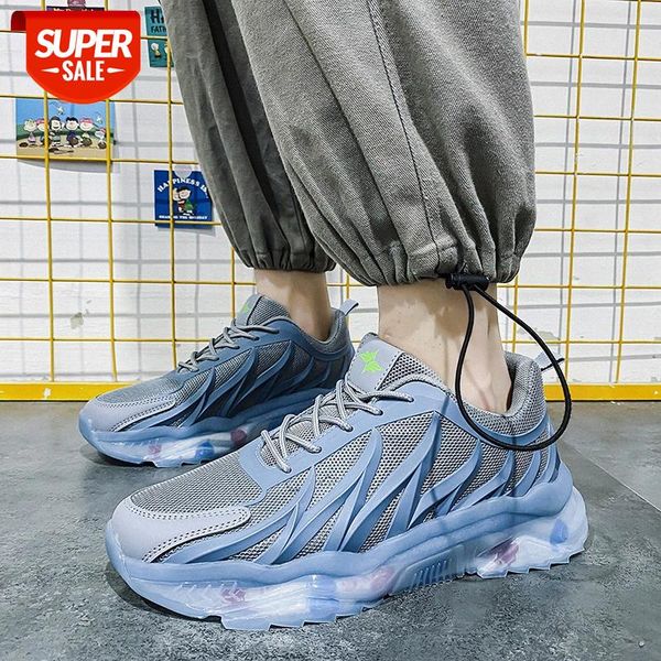 

summer flying mesh 4d sports shoes fashion trend casual old ins men's #h27a