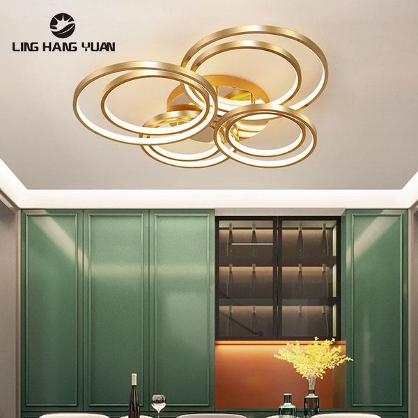 

ceiling lights gold lamp led light for living room bedroom dining modern home chandelier fixtures luminaire 110v 220v