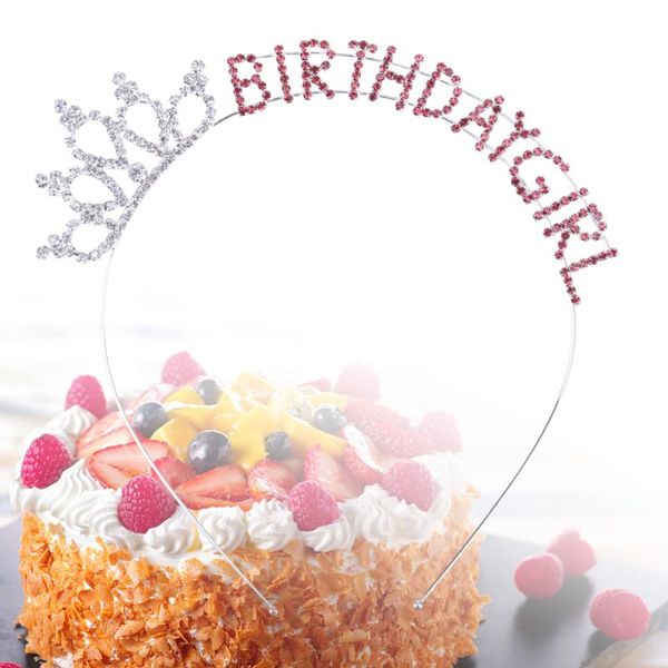 

party hats women's birthday crystal tiara crown headband for headwear accessories )