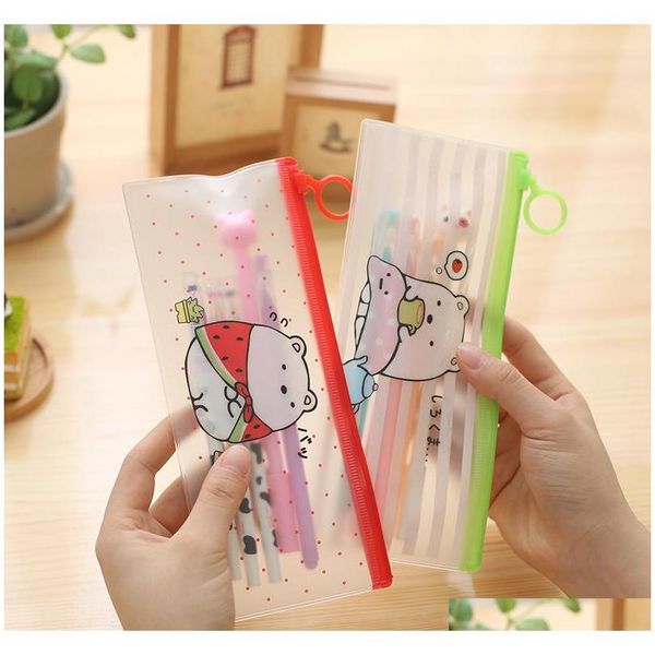 

wholesale- cute cartoon pencil case sealing ring simple creat jllbhp trustbde