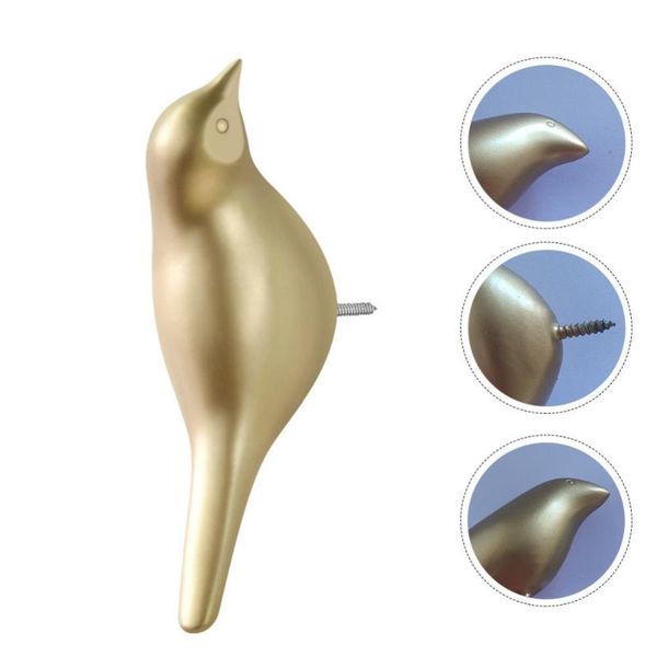 

1pc decorative wall hanger chic hat coat hanger household single hook golden