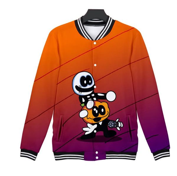 

men's jackets 2021 game friday night funkin 3d tracksuit baseball women/men harajuku streetwear long sleeves casual clothes 300, Black;brown