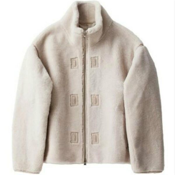 

men's jackets 2021 autumn winter mens luxury real fur shearing motorcycle jacket with long coats fashion warm cashmere overcoat outwear, Black;brown