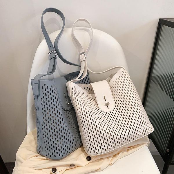 

evening bags large-capacity women's trendy fashion hollow one-shoulder underarm bag korean style tote