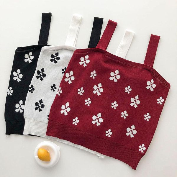 

women's tanks & camis vintage boho women crop printed sleeveless streetwear slim gym tank 120142wta, White