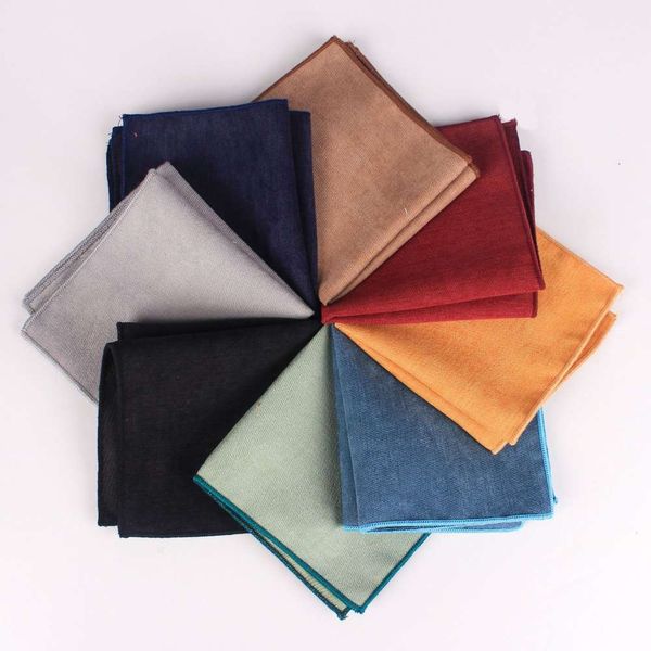 

men's solid suede pocket towel 15 colors men's formal handkerchief square, White