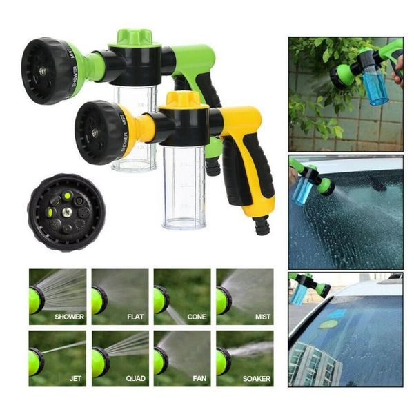 

water gun & snow foam lance universal portable auto high pressure nozzle jet car washer sprayer cleaning tool automobiles wash tools