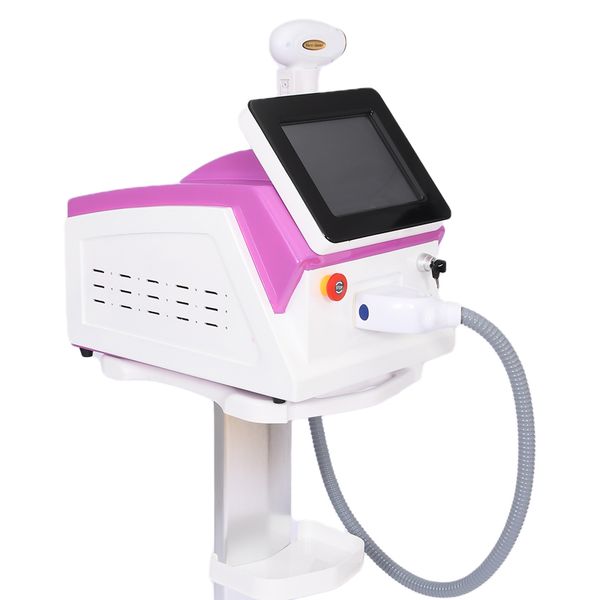 

3 wavelength diode laser hair removal 800w 755 808 1064 laser, Black
