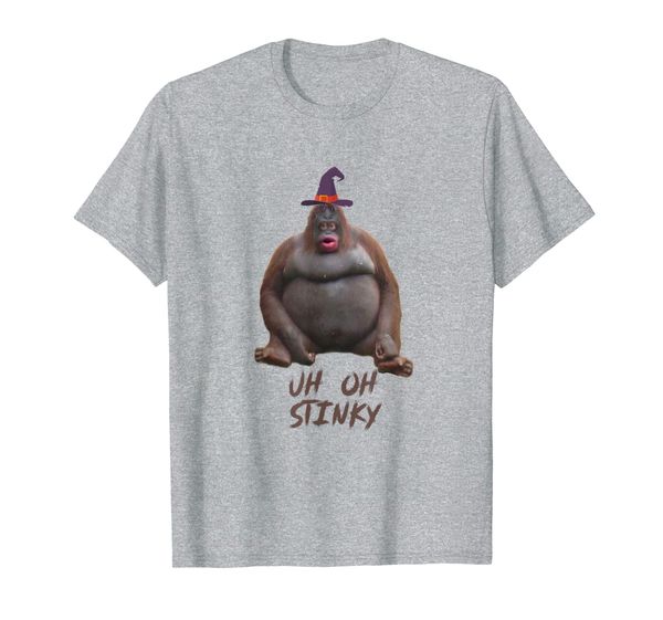

uh oh stinky poop dank memes the monkey hat witch t-shirt, White;black