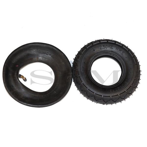 

size 2.50-4 tire inner tube 2.50-4 tyre out tire for gas & electric scooter bike metal valve tr87 scooter wheelchair wheel