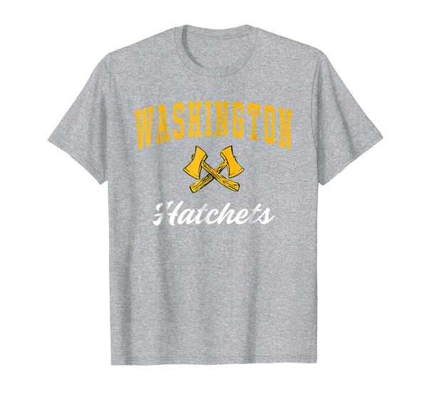 

washington high school hatchets t-shirt c3, White;black