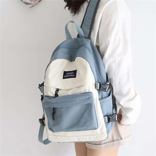 

large capacity women backpack fashion schoolbag backpacks for teenager girls female high school college student book bags female 210929